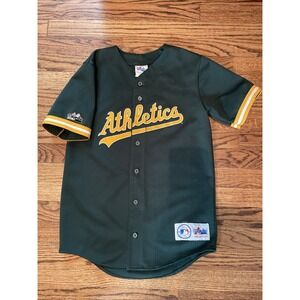 Vintage Oakland Athletics Mike McGwire Majestic Authentic MLB Jersey Sz L Women